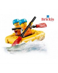 LEGO® Whitewater River Rafting + Minifigures + Boat
