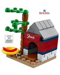 LEGO® Dog Kennel Building With Feeding Bowl  Pet Animal