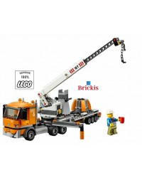 LEGO® City Crane Construction Truck Trailer Lorry + 2 Minifigures