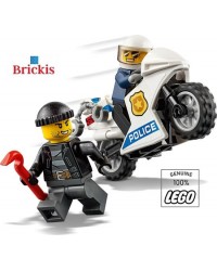 LEGO® Police Moto Motorcycle Burgler + minifigures