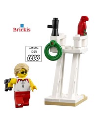 LEGO® Lifeguard at the Beach Girl Minifigure + Baywatch Tower