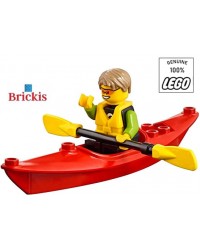 LEGO® Plezier op het Strand Kajaker Minifiguur met Kajak