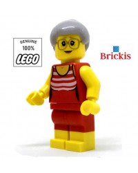 LEGO® City Beach Grandma Minifigure Elderly woman in Swimsuit