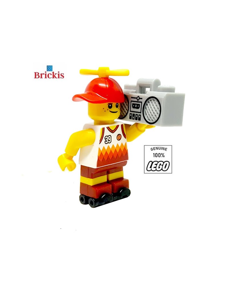 Minifigura Infante LEGO® City a la Playa con radio y Patines