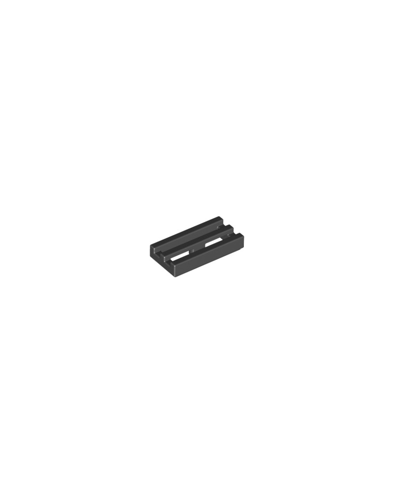 Azulejo LEGO®, ranura inferior / borde de rejilla 1x2 modificada