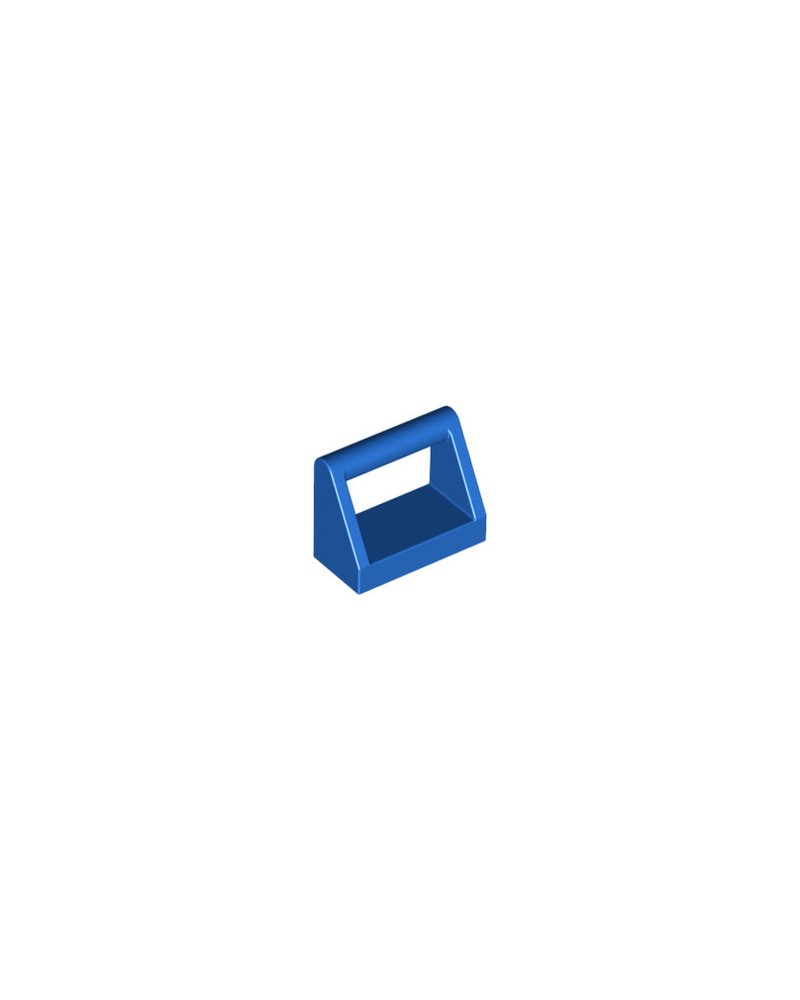 Tile bleue LEGO® modifiée 1x2 avec poignée en barre 2432