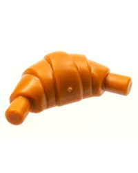 Croissant LEGO® con extremos planos naranja oscuro 67338