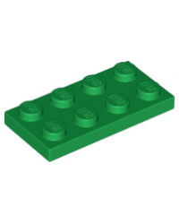 Plaque LEGO® 2x4  Vert 3020