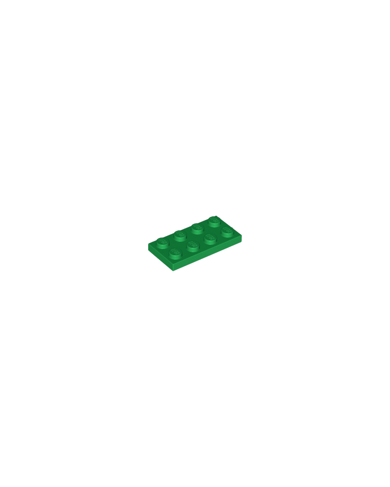 Placa LEGO® 2x4 Verde 3020