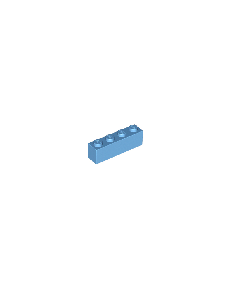 Ladrillo LEGO® 1x4 Azul Medio 3010