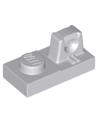 Lego 4 Light Bluish Gray 1x2 hinge plate with 2 locking fingers on the side NEW 