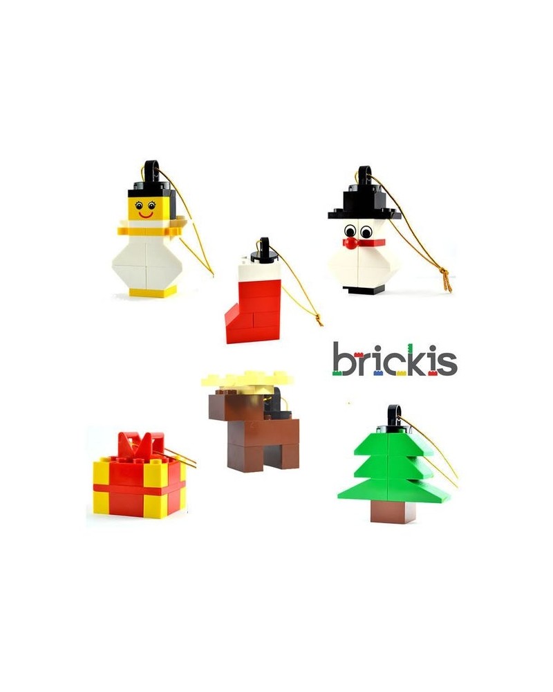 LEGO® Christmas Christmas tree Christmas ball for parties or table decoration