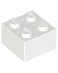 LEGO® Brick 2 X 2 White Part 3003 MOC 