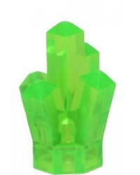 LEGO TRANS BRIGHT GREEN 1x1 Minifigure Rock Crystal 5 Point Jewel Kryptonite 52 