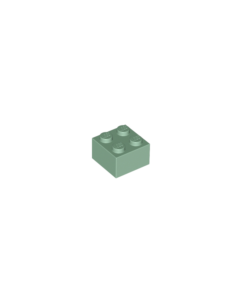 50Stk 3003-12 Sandgrün Sandgreen LEGO® 2x2 - Stein Bricks 