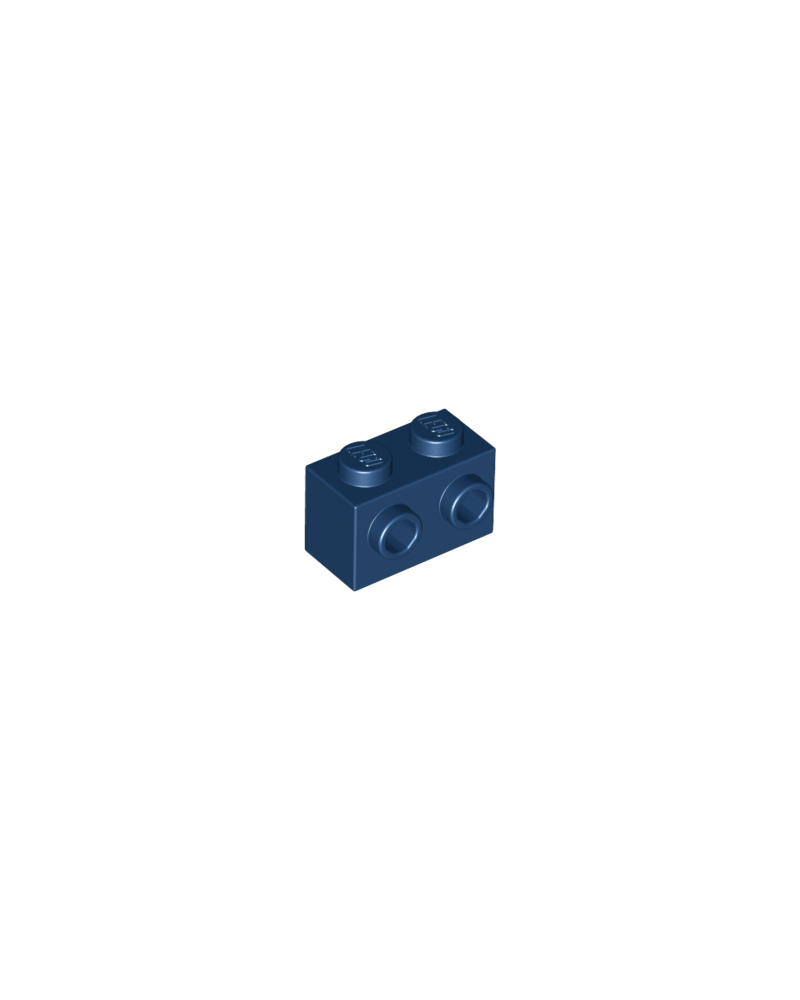 LEGO Dark Blue Brick, Modified 1 2 with Studs on 11211 6135606