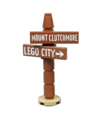 Panneau de signalisation LEGO City Mount Clutchmore