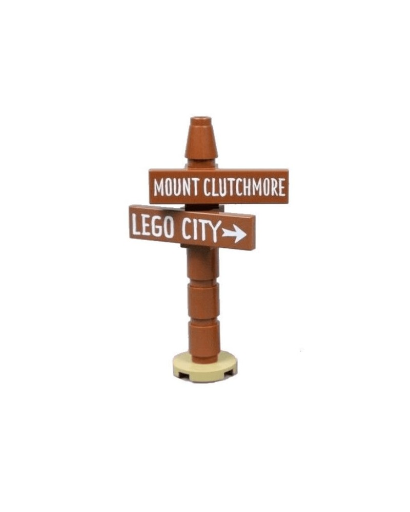 LEGO City Mount Clutchmore Straßenschild