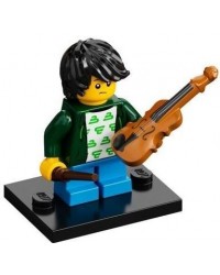 LEGO® minifigure violin player + accessories