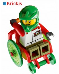 Minifigure LEGO® fille Athlète en fauteuil roulant Paralympiques