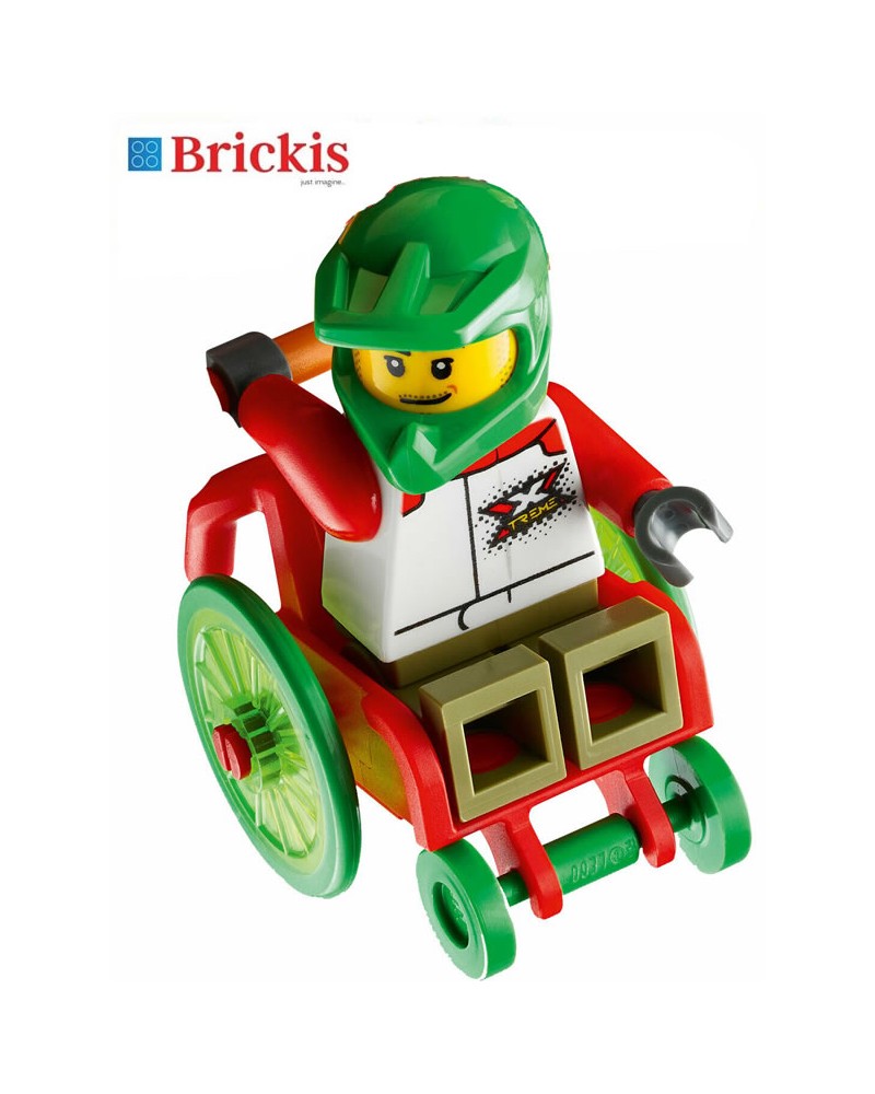 LEGO® minifiguur meisje Rolstoelatleet Paralympische Spelen