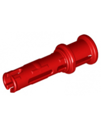 LEGO Red Technic, Pin 3L with Friction Ridges Lengthwise and Stop Bush 32054