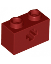 LEGO® Technic rouge foncé, Brique 1 x 2 avec trou d'essieu 32064