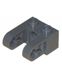 LEGO® Technic Hole Dual Liftarm Extensions dark bluish gray 85943