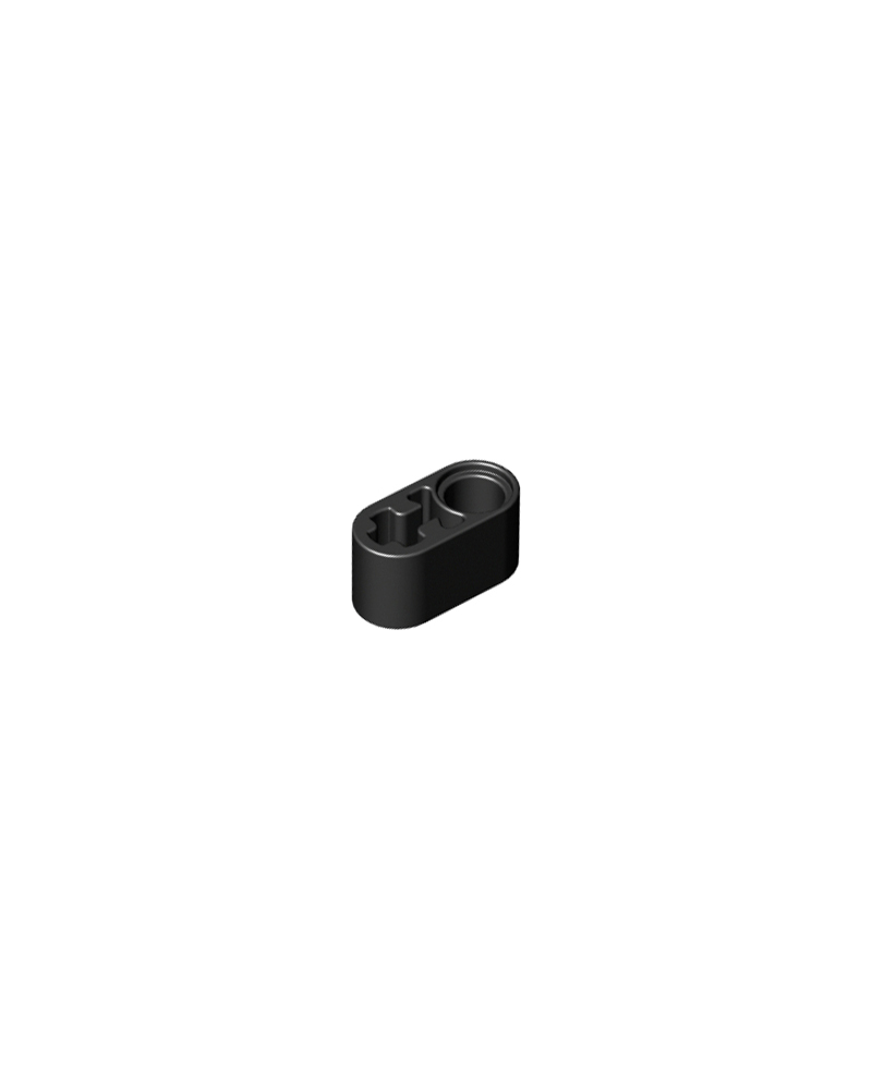 Bras de levage LEGO® Technic 1 x 2 - Axle Hole noir 60483