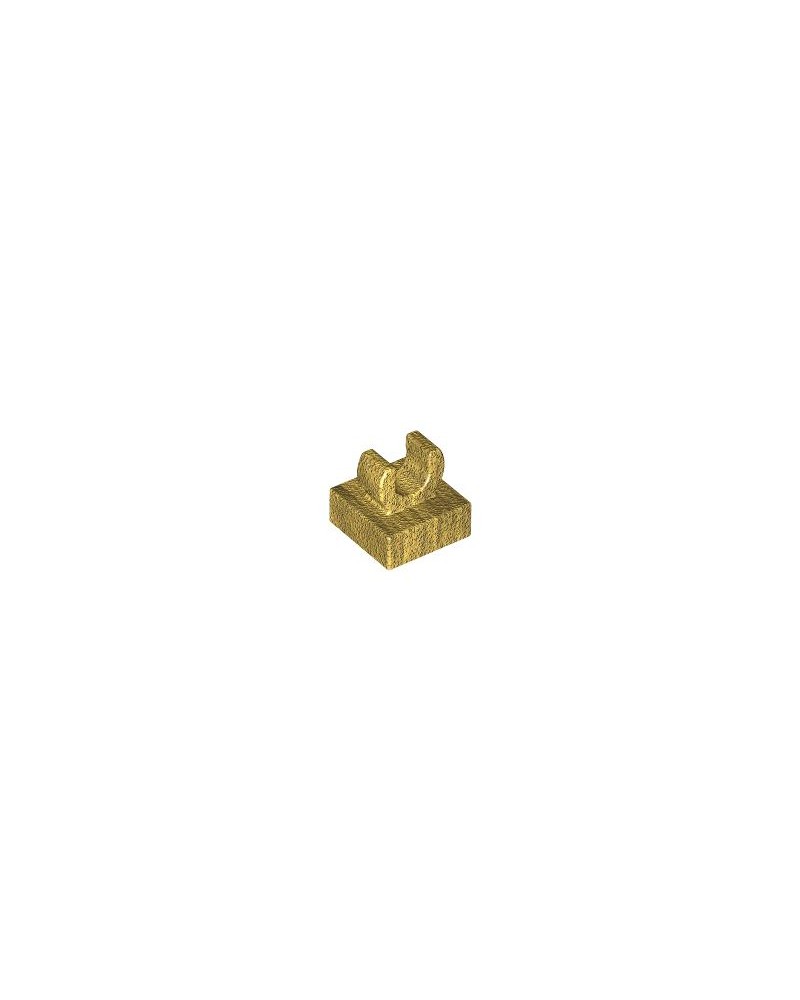 Plate LEGO® modificado 1x1 Pearl gold 15712