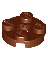 Plaque LEGO® ronde 2 x 2 avec trou d'essieu 4032