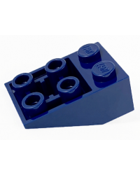 Tuile LEGO® inversée 33 3 x 2 bleu foncé 3747b