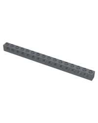 LEGO® Technic Steen 1 x 16 met Gaten donkerblauwgrijs 3703