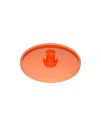 LEGO® Dish 4 x 4 Inverted Radar Trans Neon Orange 3960
