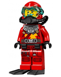 LEGO® minifigura Ninjago Equipo de buceo Kai Seabound  njo695 71755