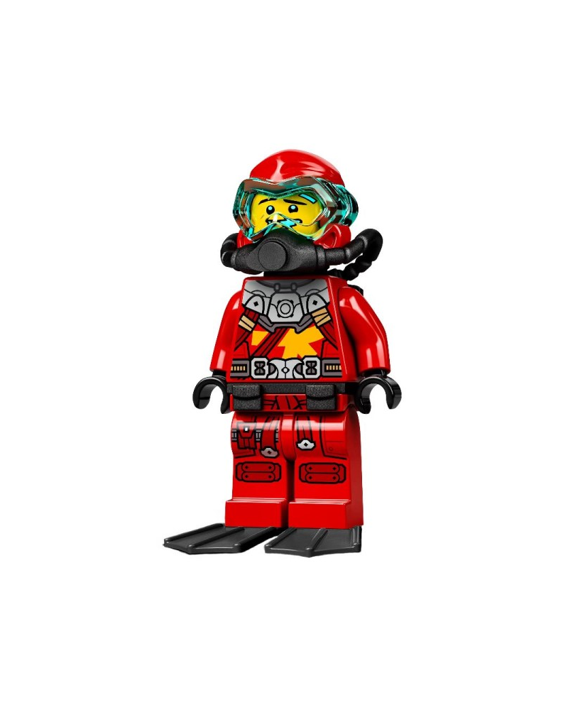 LEGO® minifigure Ninjago Équipement de plongée Kai Seabound  njo695 71755