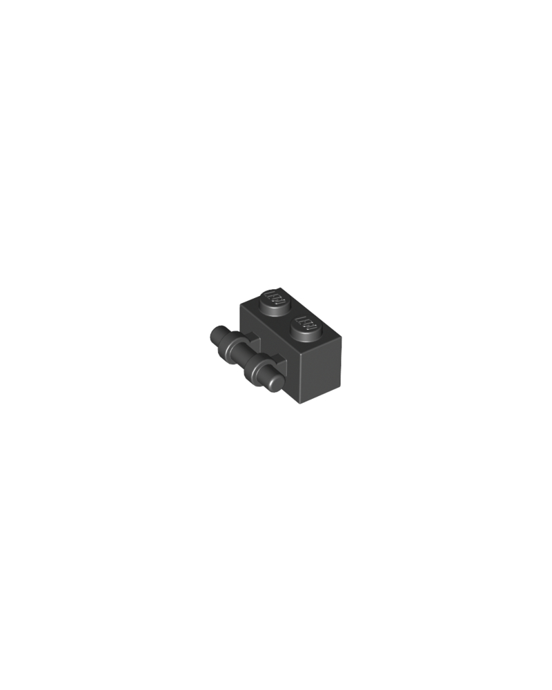LEGO® zwarte steen gemodificeerd 1 x 2 30236
