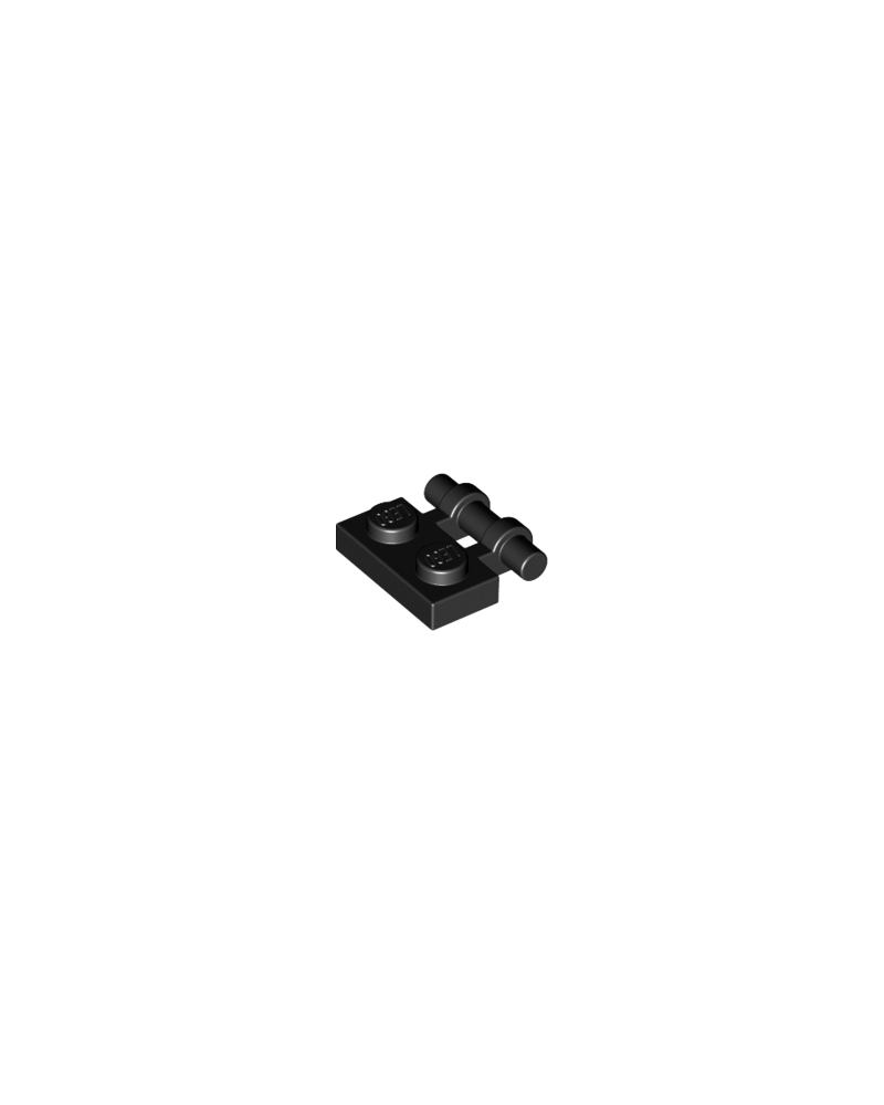 Plate LEGO® negro Modificado 1 x 2 2540