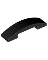 LEGO® Black Slope Curved 4x1 Double 93273