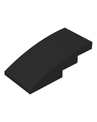 LEGO® schwarze Dachziegel gebogen 4x2 93606