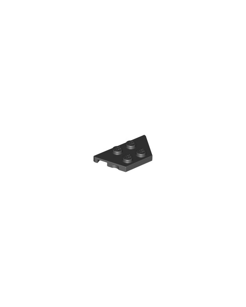 Plate negro LEGO® 2x4 51739