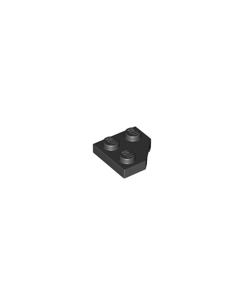 LEGO® Black plate wedge 2x2 26601