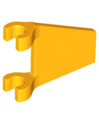 LEGO® fel licht oranje Vlag 2x2 44676