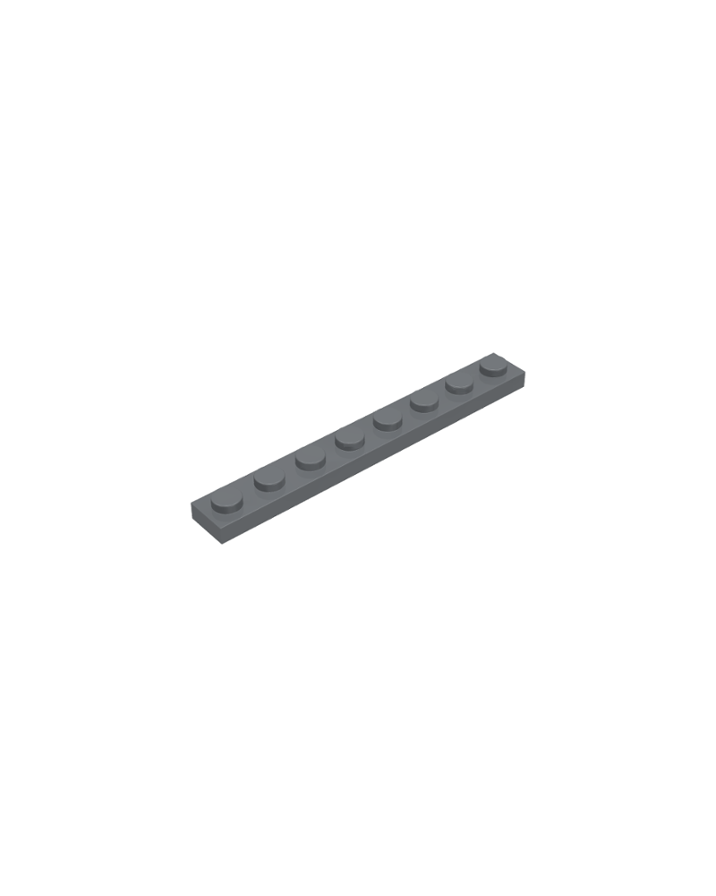LEGO® Dunkelblaugraue Platte 1 x 8 3460 LEGO® Dunkelblaugraue Platte 1 x 8 3460