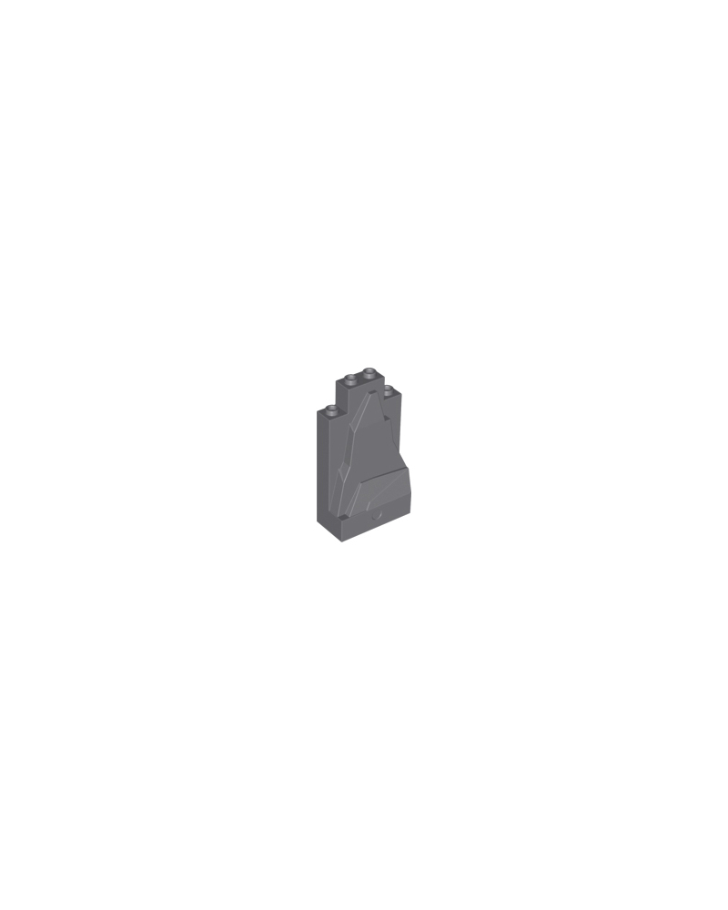 LEGO® Donker blauwachtig grijs rots paneel 2x4x6 47847
