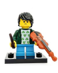 LEGO® minifigur serie 21 71029 Violin kid