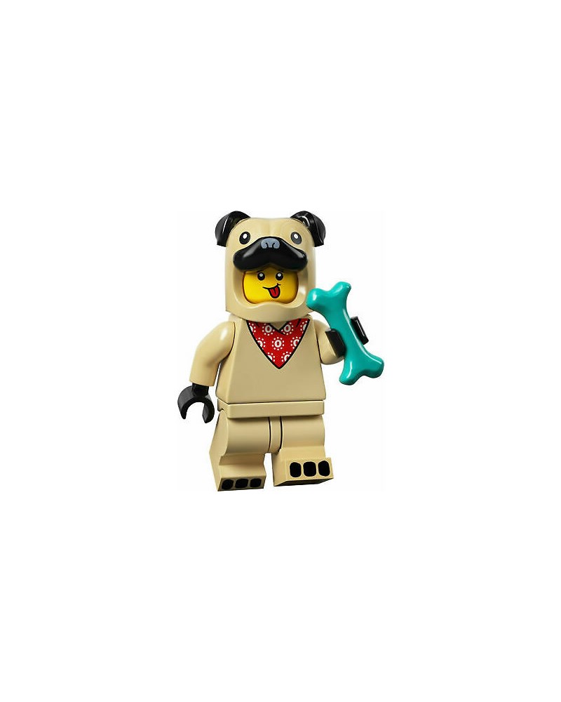 LEGO® minifigura seria 21 71029 Pug Costume Guy