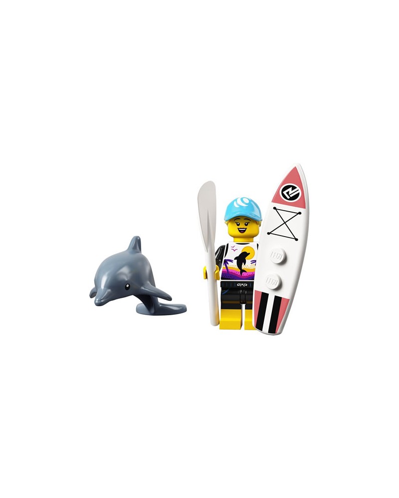 LEGO® minifigur serie 21 71029 Paddle Surfer