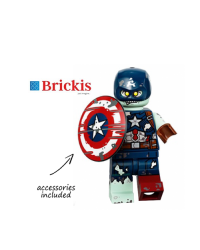 LEGO® minifigura Marvel Zombie Captain America 71031
