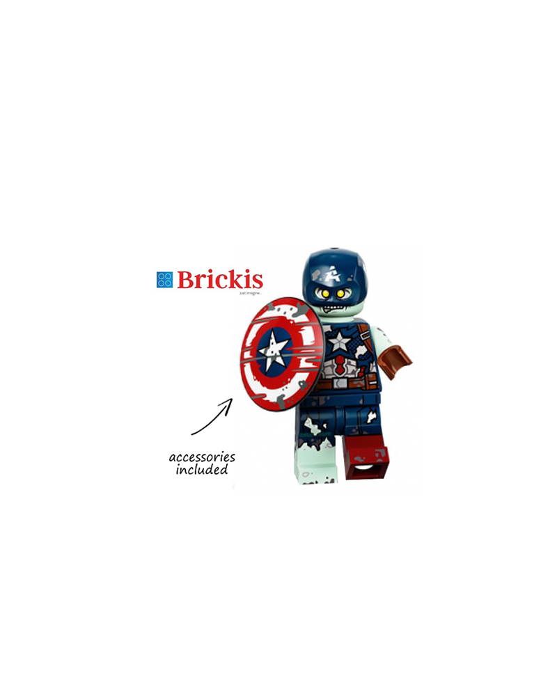 LEGO® minifigure Marvel Zombie Captain America 71031
